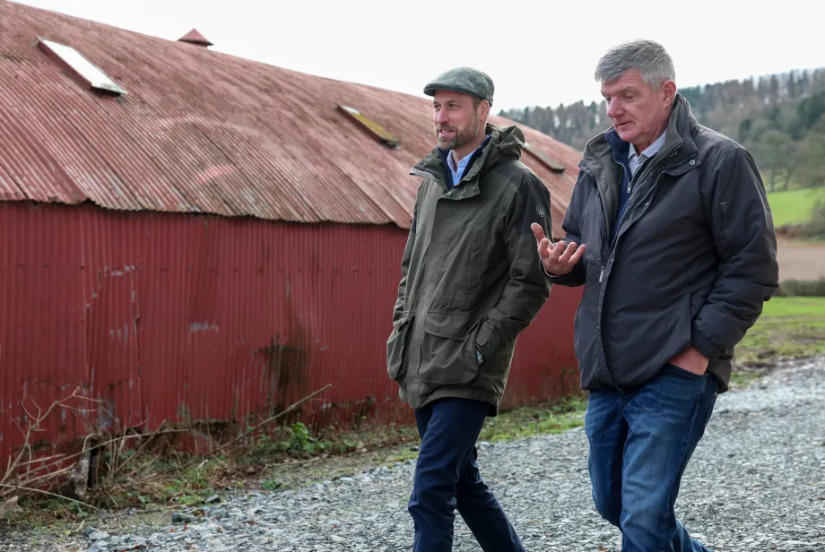 The Prince of Wales visits Duchy Focus Farm in Hereford