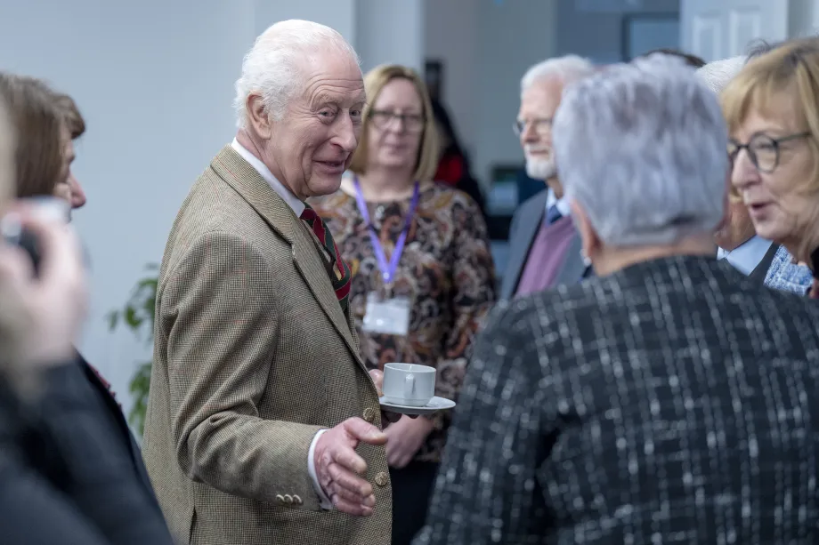The King visits Clackmannanshire