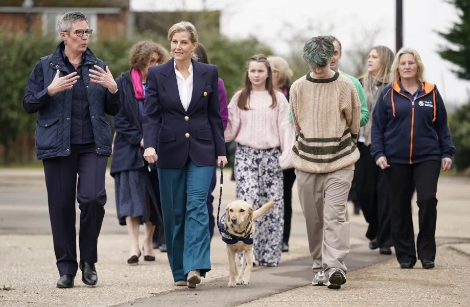 The Duchess of Edinburgh visits Dogs for Autism
