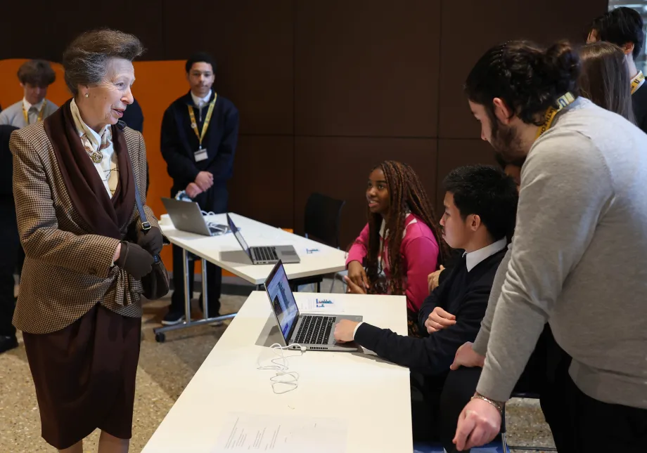 The Princess Royal visits UCL East