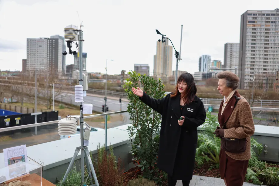 The Princess Royal visits UCL East