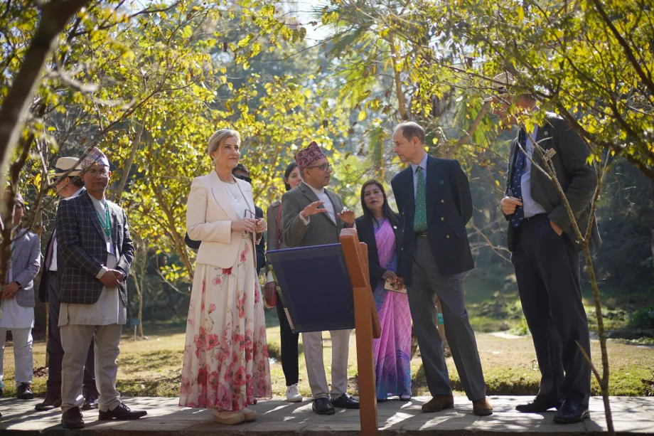 The Duke and Duchess of Edinburgh in Nepal
