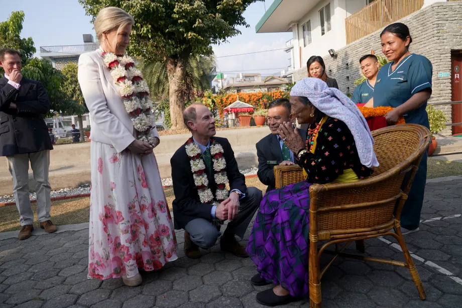 The Duke and Duchess of Edinburgh in Nepal