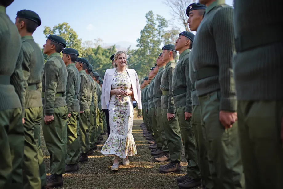 The Duchess of Edinburgh in Nepal