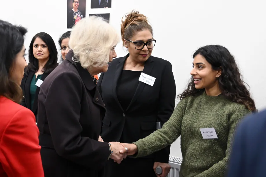 The Queen visits the Asian Women's Resource Centre
