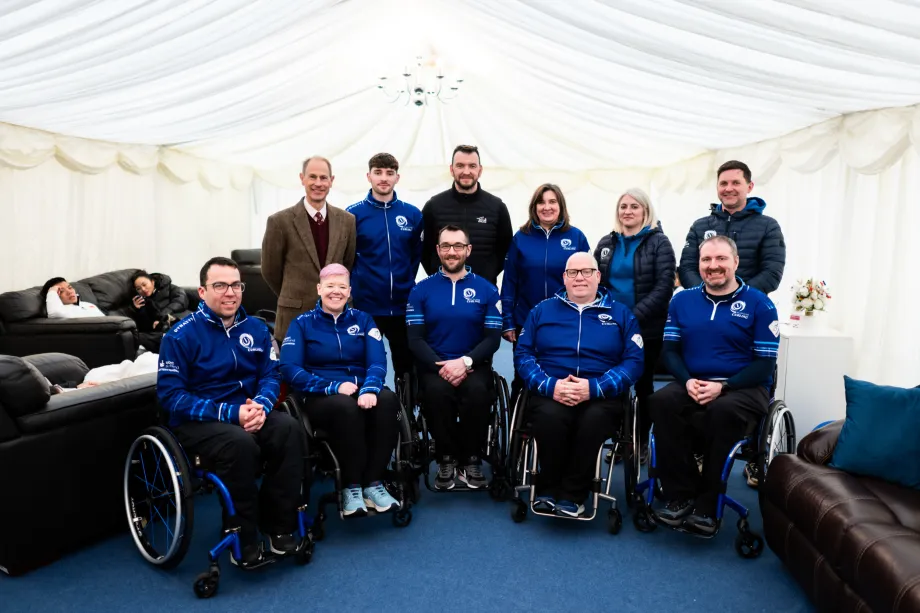 The Duke of Edinburgh attends the World Wheelchair Curling Championships