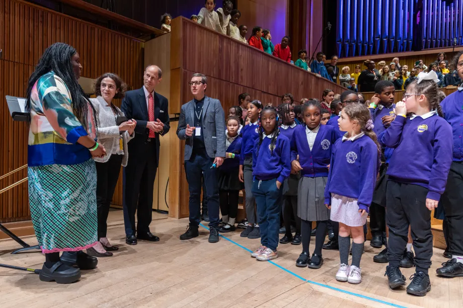 The Duke of Edinburgh visits the Southbank Centre