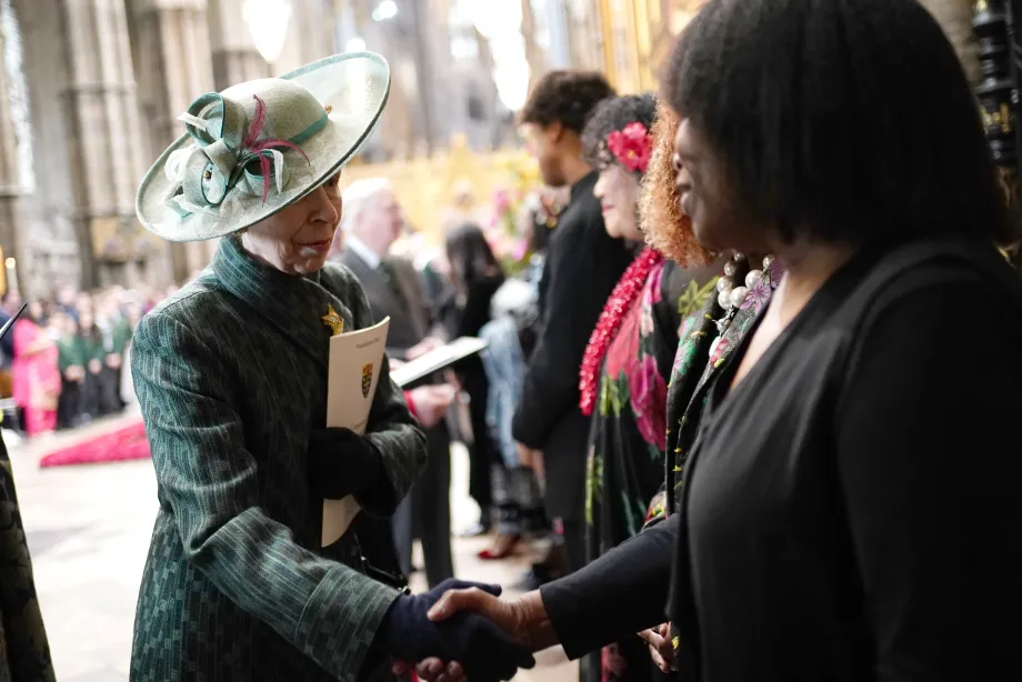 The Princess Royal at Westminster Abbey