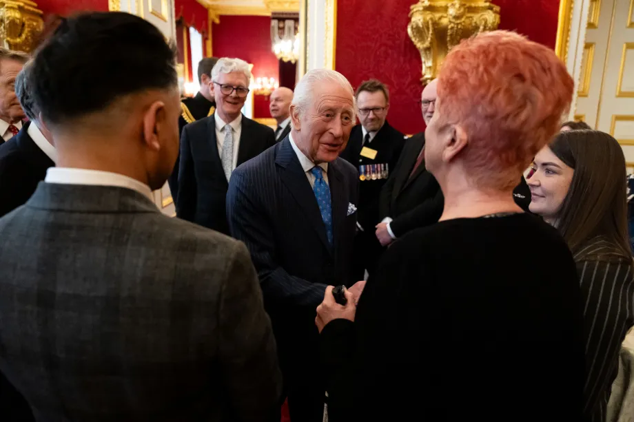 The King at The Butler Trust Awards