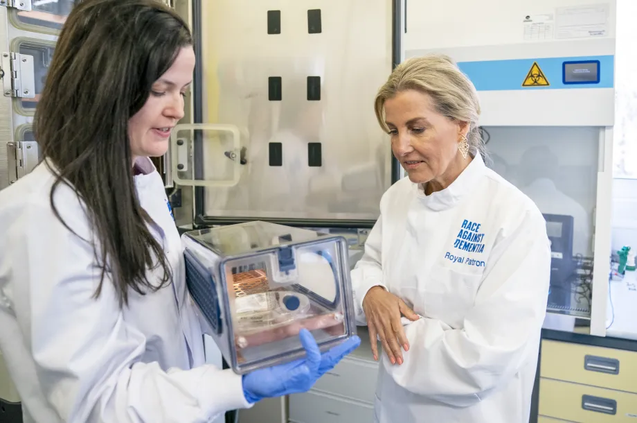 The Duchess of Edinburgh with Dr Claire Durrant
