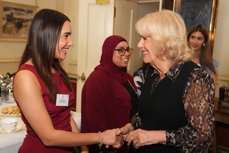 The Queen at a reception for SafeLives