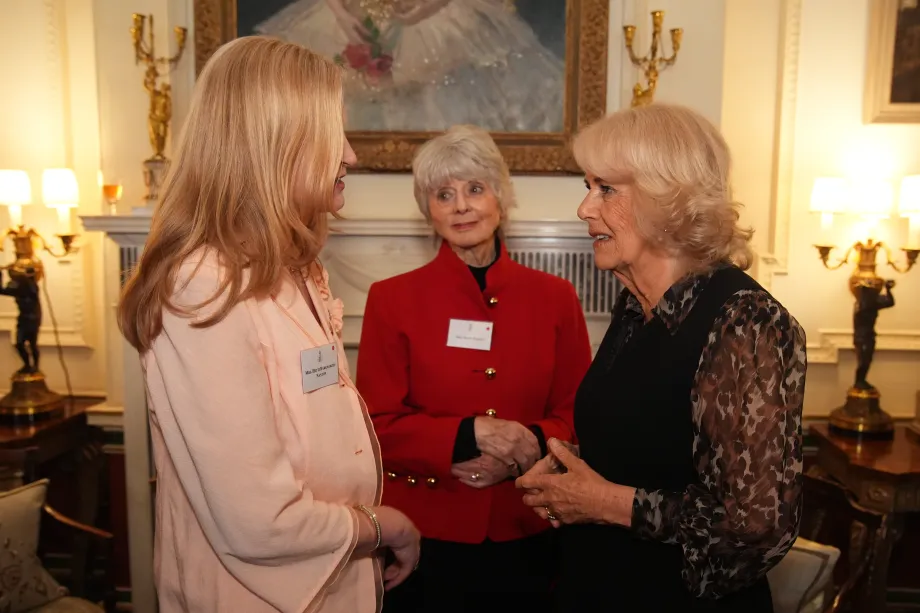 The Queen at a reception for SafeLives