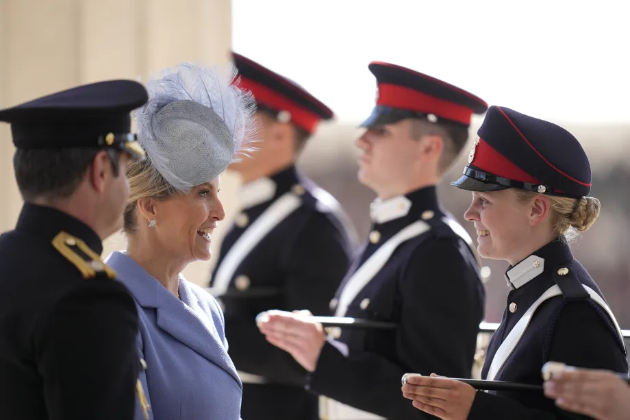 The Duchess of Edinburgh attends the Sovereign's Parade at Sandhurst
