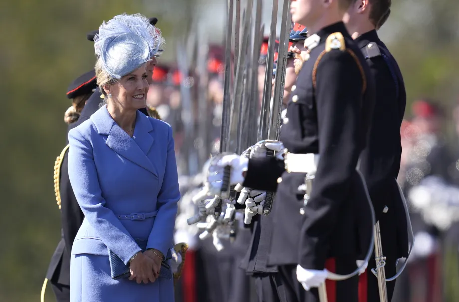 The Duchess of Edinburgh attends the Sovereign's Parade at Sandhurst