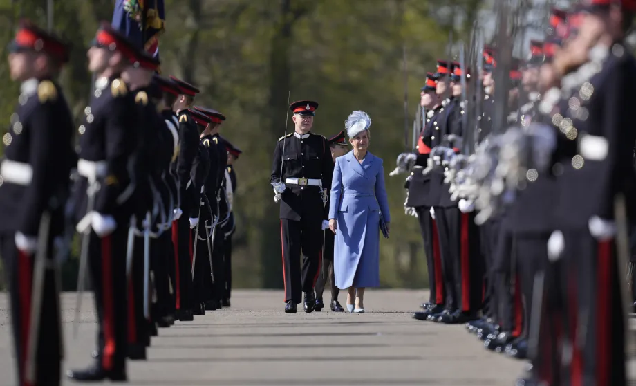 The Duchess of Edinburgh attends the Sovereign's Parade at Sandhurst