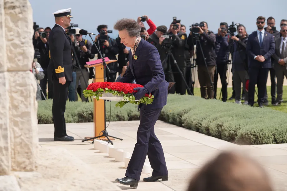 The Princess Royal in Gallipoli