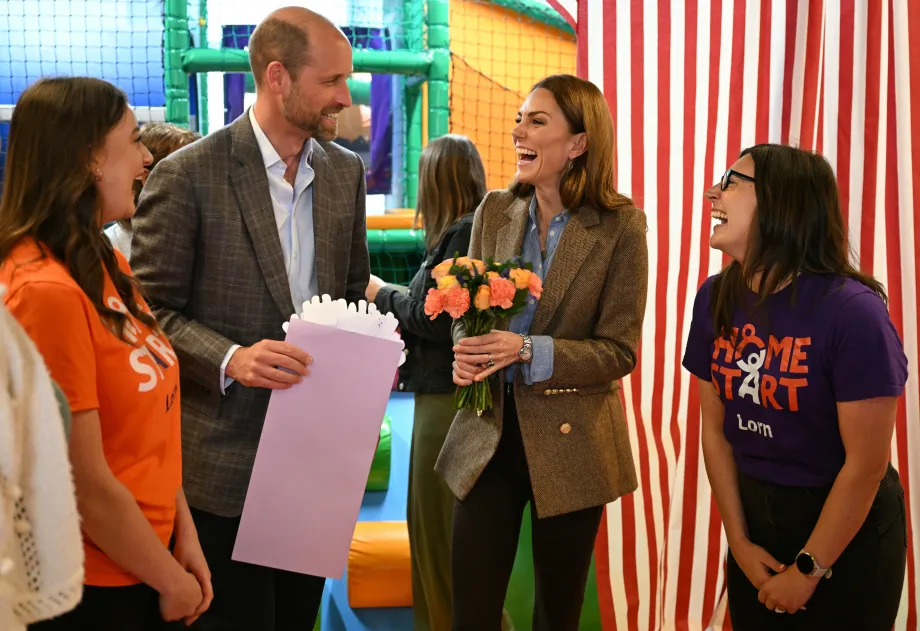 The Duke and Duchess of Rothesay at Aros Hall