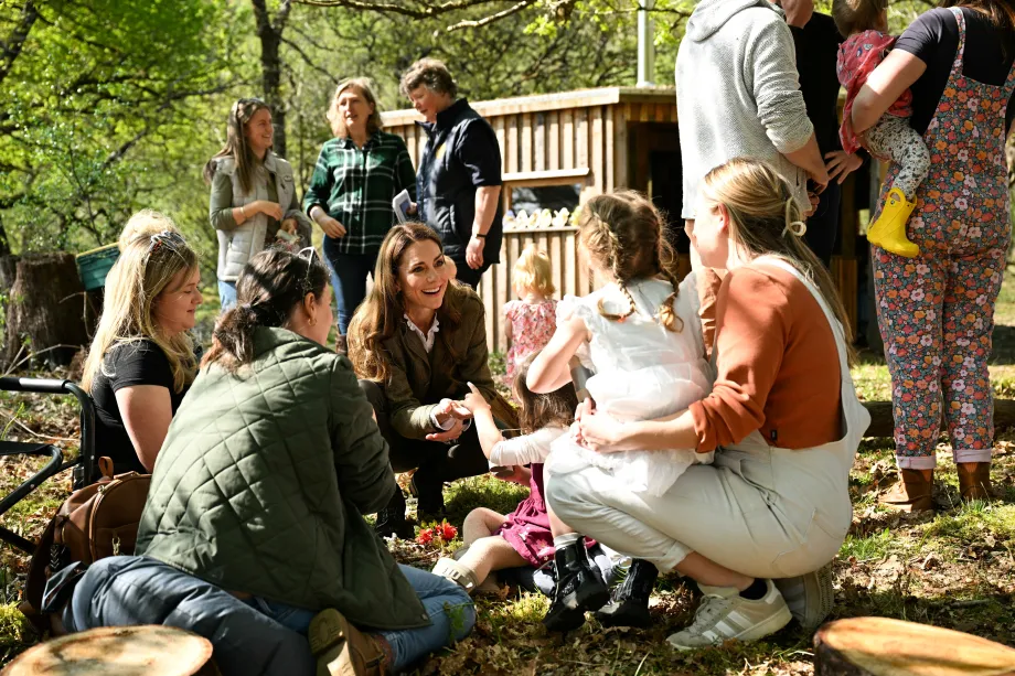 The Duke and Duchess of Rothesay at the Ardura Community Forest