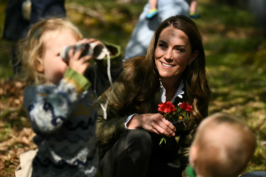 The Duke and Duchess of Rothesay at the Ardura Community Forest
