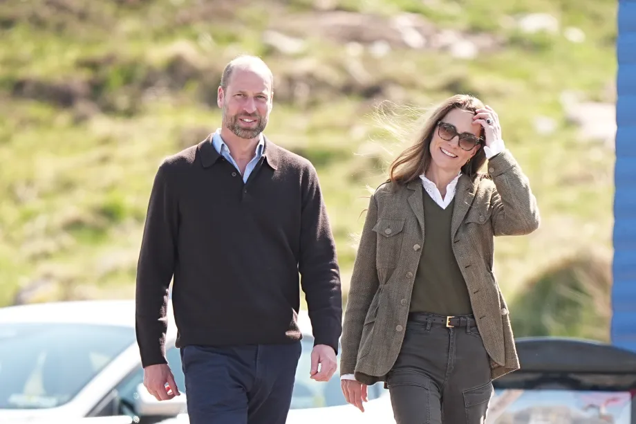 The Duke and Duchess of Rothesay get the ferry to Iona