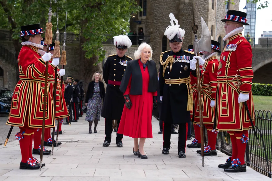 The Queen at the Tower of London