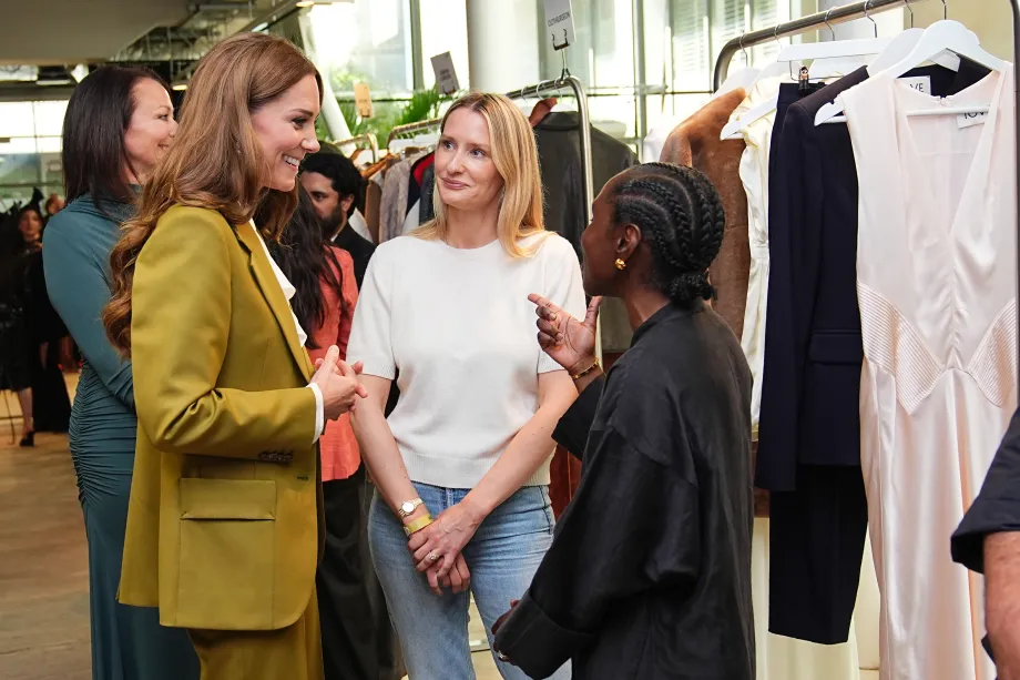 The Princess of Wales at the British Fashion Council
