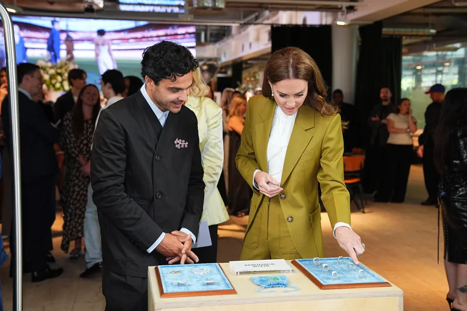 The Princess of Wales at the British Fashion Council