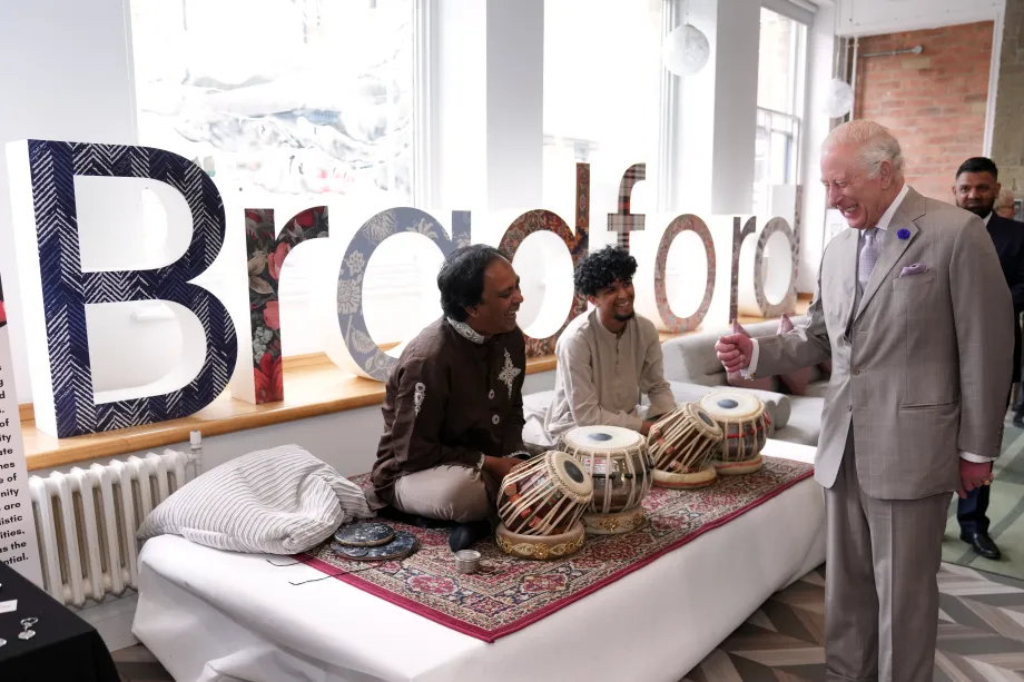 The King visits Impact Hub Yorkshire