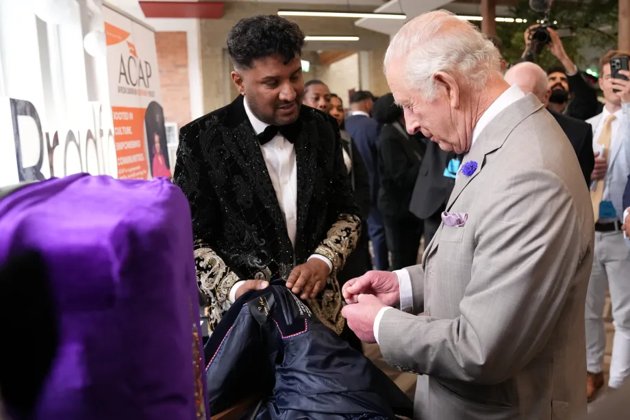 The King visits Impact Hub Yorkshire