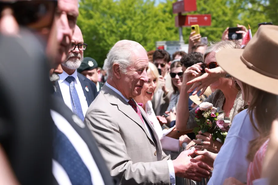 The King and Queen at Lansdowne Park