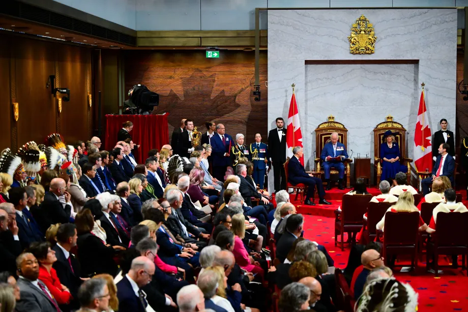 The King delivers the Speech from the Throne