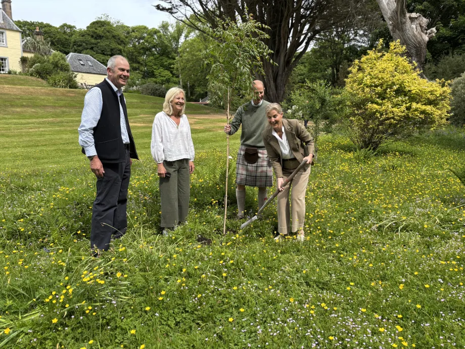 The Duke and Duchess of Edinburgh at the Inner Hebrides