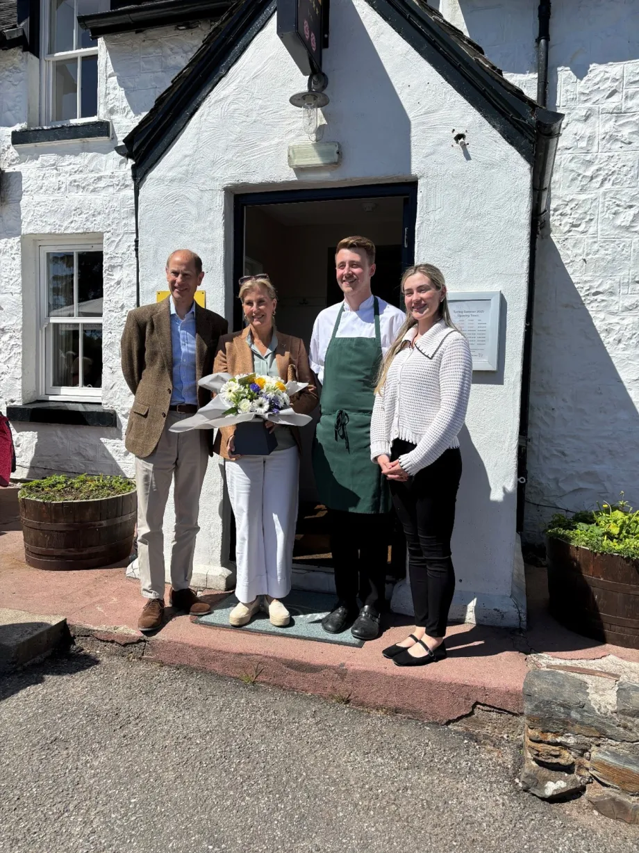 The Duke and Duchess of Edinburgh at the Inner Hebrides