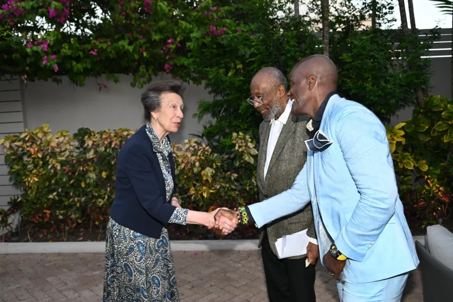 The Princess Royal meets members of the The Duke of Edinburgh’s Commonwealth Study Conferences