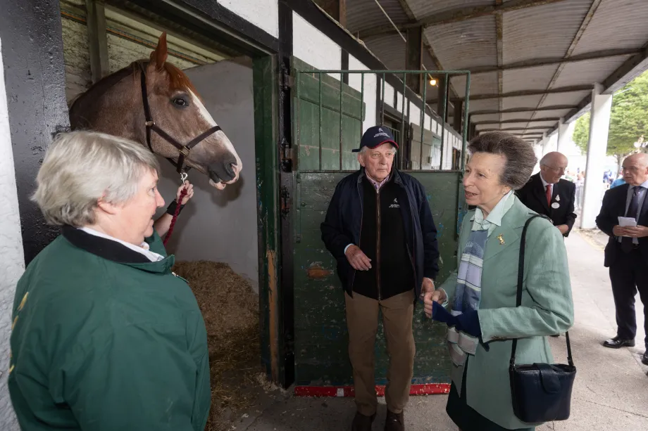 The Princess Royal attends the Dublin Horse Show