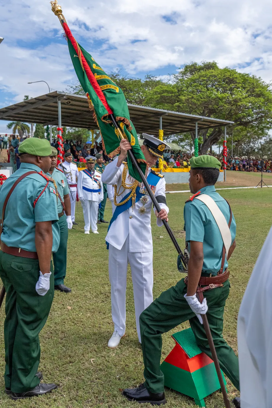 Duke Visit to PNG_Kings Colour Parade