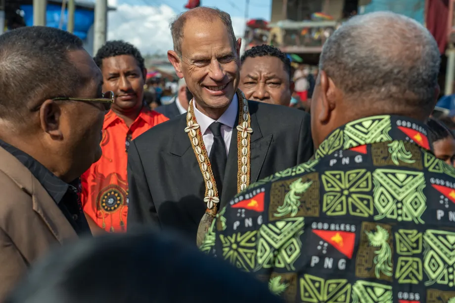 Duke Visits the adventure Park 14mile, Wanigela and Government House_