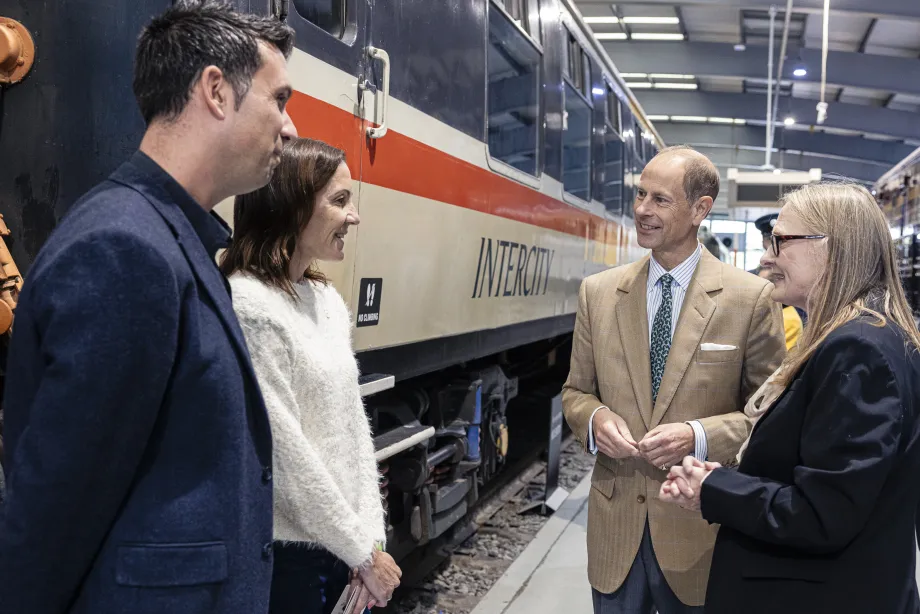 The Duke of Edinburgh meets guests at the 200th Anniversary of Stockton and Darlington Railway