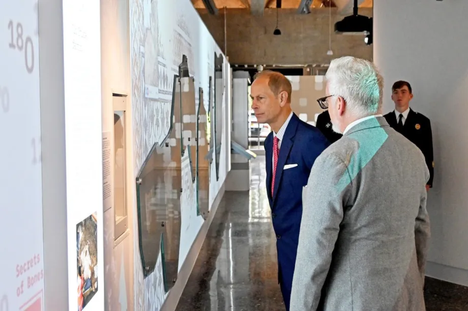 The Duke of Edinburgh visits Jewry Wall