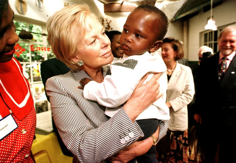 The Duchess on a UNICEF visit