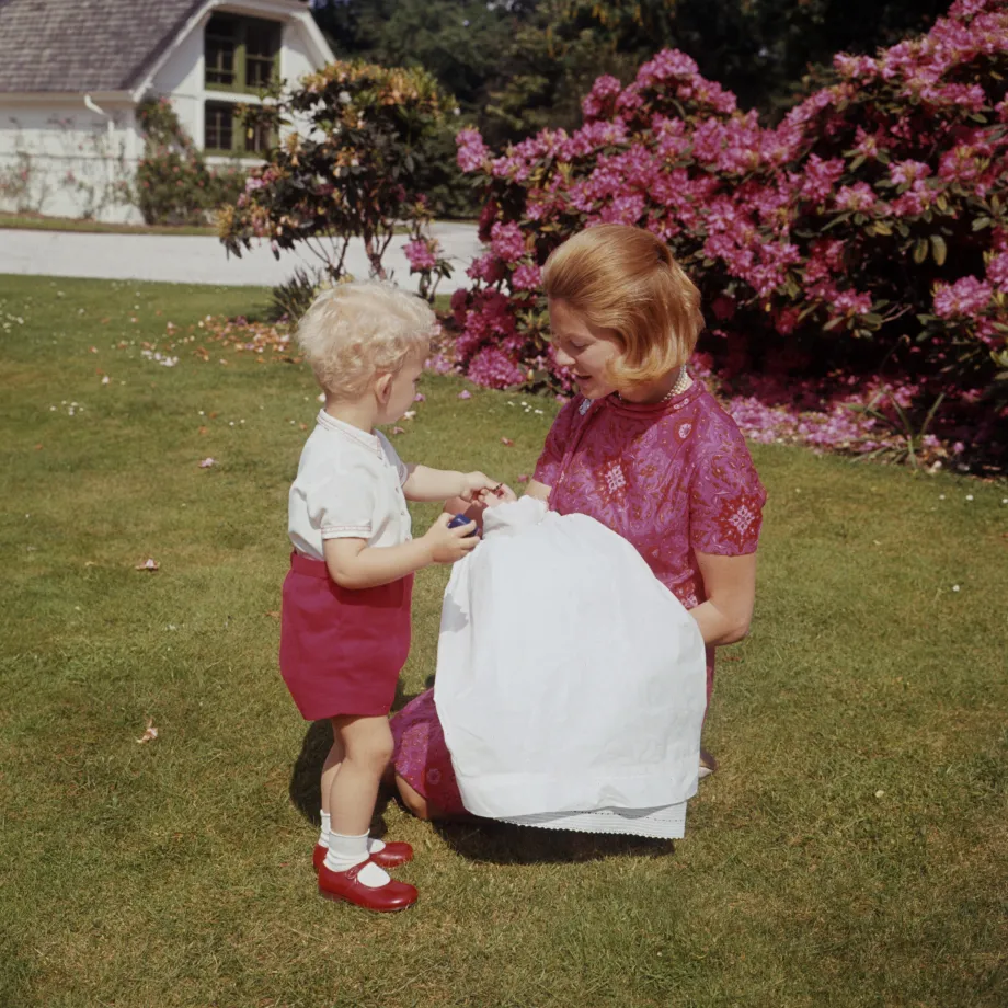 The Duchess of Kent with her children