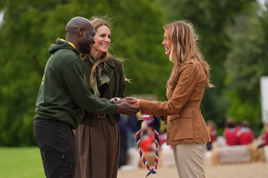The Princess of Wales and the First Lady