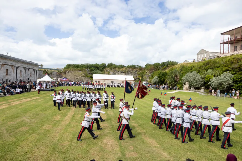 The Duchess of Gloucester in Bermuda