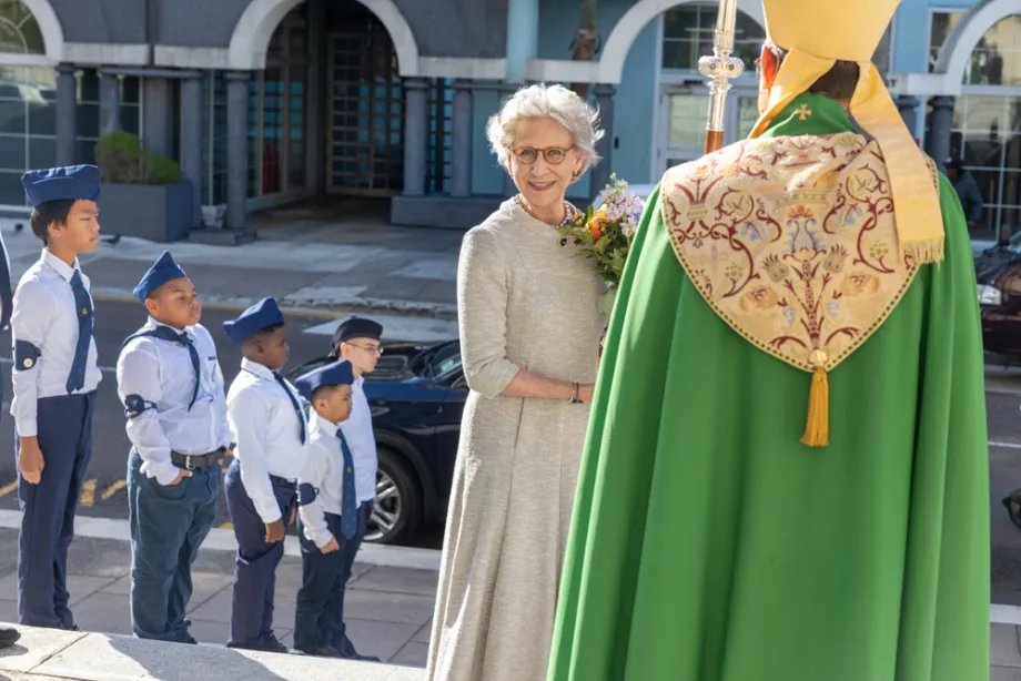 The Duchess of Gloucester in Bermuda