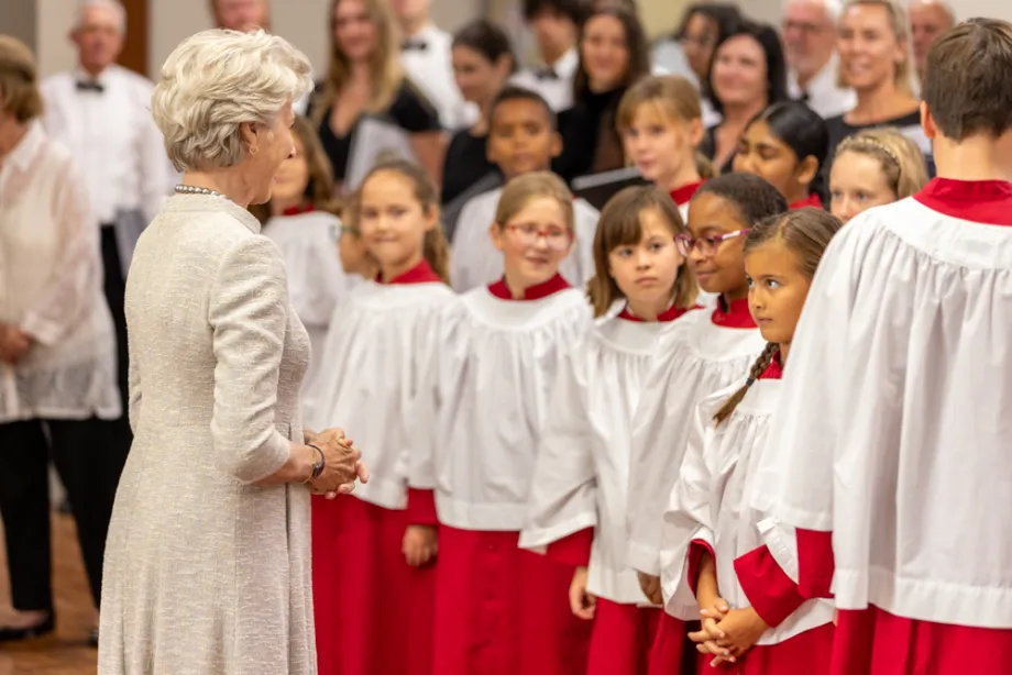 The Duchess of Gloucester in Bermuda