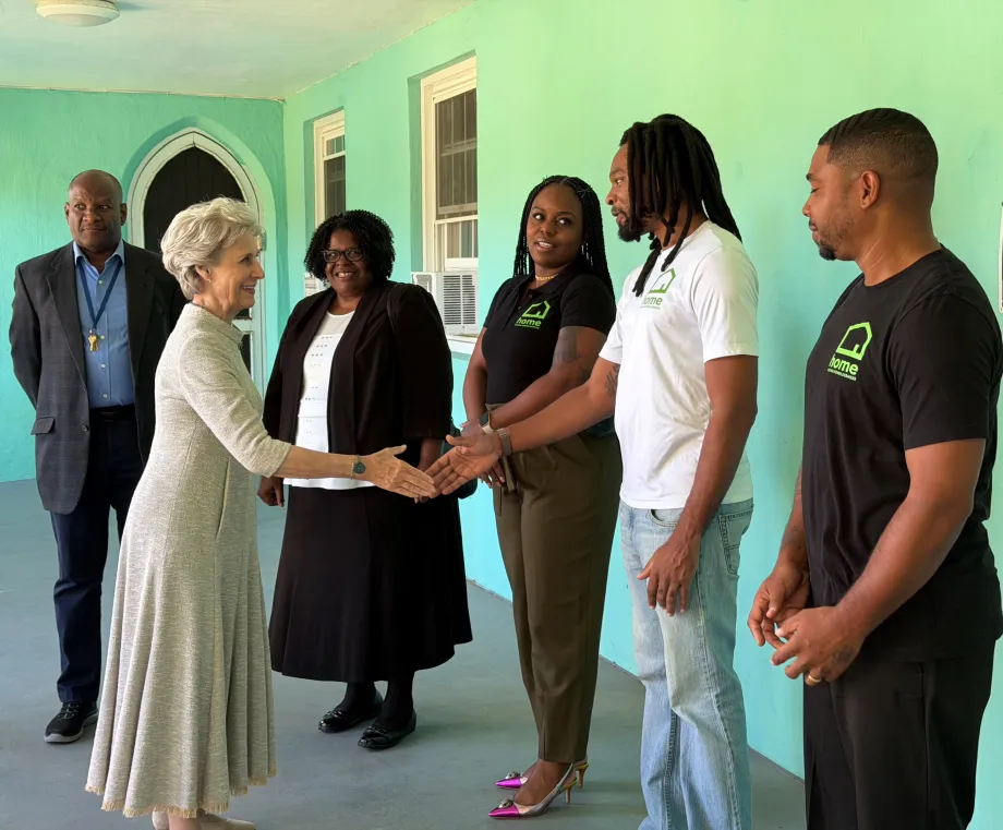 The Duchess of Gloucester visits HOME