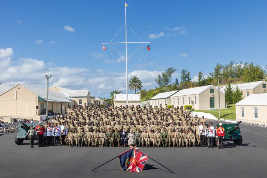 The Duchess of Gloucester in Bermuda