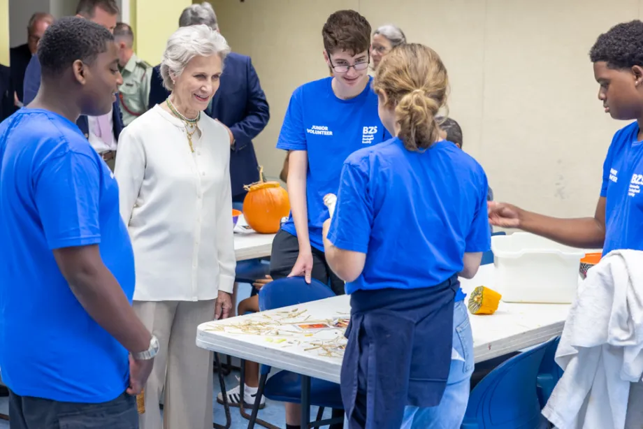 The Duchess of Gloucester in Bermuda