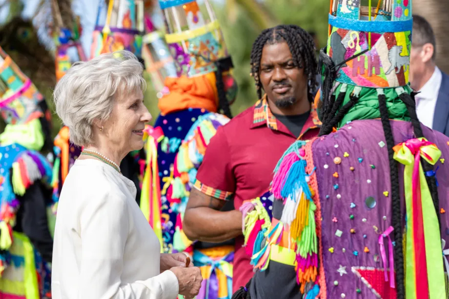 The Duchess of Gloucester in Bermuda
