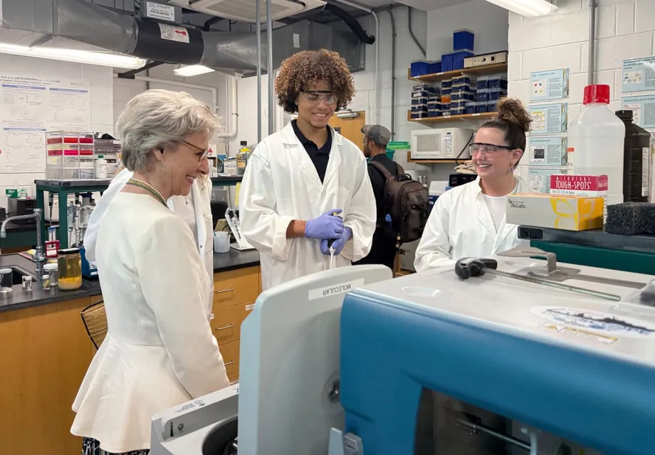 The Duchess of Gloucester at BIOS